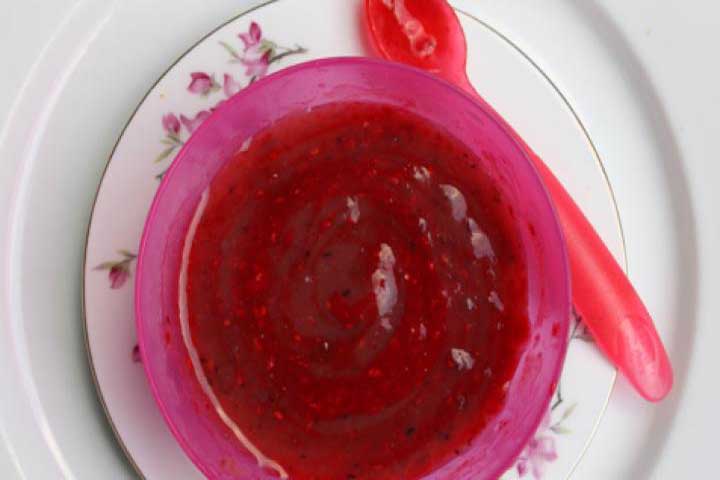 Blueberry, Pear, and Raspberry Swirl
